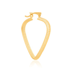 GOLD HOOD EARRING