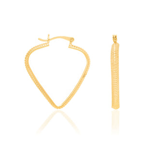 GOLD HOOD EARRING