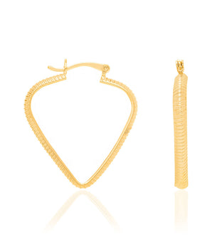 GOLD HOOD EARRING