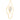 GOLD EARRING WITH STONE