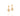 GOLD EARRING WITH ZIRCONIA