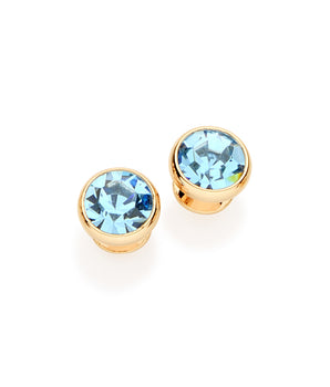 GOLD EARRING WITH CRYSTAL