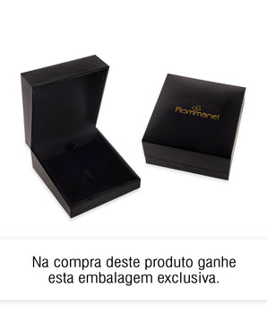 GOLD EARRING WITH ZIRCONIA