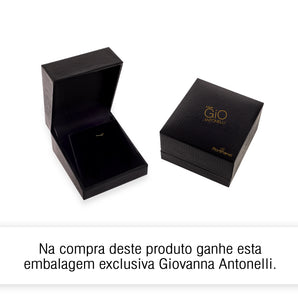 GOLD EARRING WITH ZIRCONIA