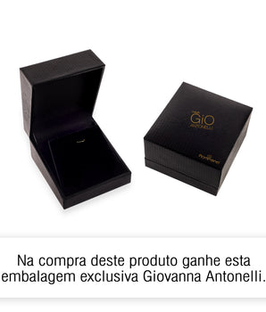 GOLD EARRING WITH ZIRCONIA