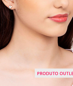 GOLD EARRING WITH ZIRCONIA