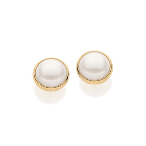 GOLD EARRING WITH PEARL
