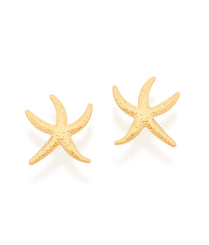 STAR FISH GOLD EARRING
