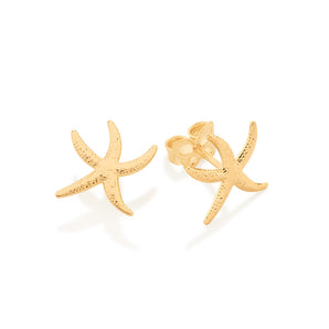 STAR FISH GOLD EARRING