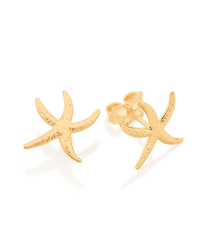 STAR FISH GOLD EARRING