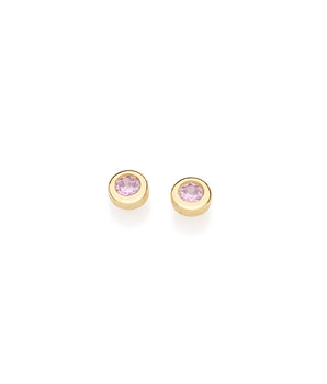 GOLD EARRING WITH ZIRCONIA