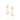 GOLD EARRING WITH PEARL