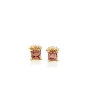 GOLD EARRING WITH CRYSTAL