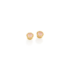 GOLD PLATED EARRING WITH ZIR