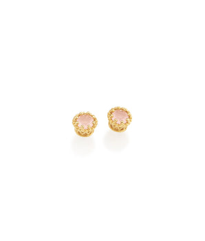 GOLD PLATED EARRING WITH ZIR
