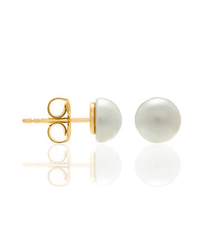 GOLD EARRING WITH PEARL