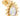 GOLD EARRING WITH CRISTALS