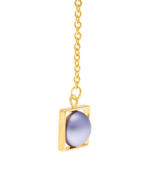 GOLD EARRING WITH PEARL