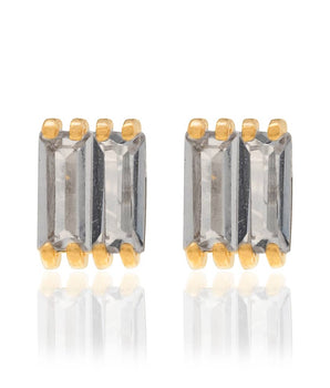 GOLD EARRING WITH CRISTALS