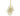 GOLD PLATED EARRING WITH ZIRCONIA