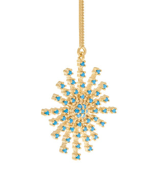 GOLD PLATED EARRING WITH ZIRCONIA