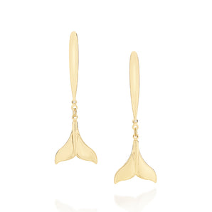 GOLD EARRING WITH ZIRCONIA