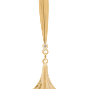 GOLD EARRING WITH ZIRCONIA