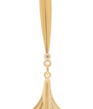 GOLD EARRING WITH ZIRCONIA