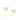 GOLD EARRING WITH ZIRCONIA