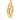 GOLD EARRING WITH ZIRCONIA