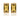 GOLD EARRING WITH CRYSTAL AND ZIRCONIA