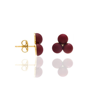 GOLD EARRING WITH PEARL
