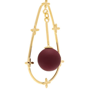 GOLD EARRING WITH PEARL