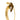 GOLD EARRING WITH CRYSTAL