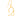 GOLD EARRING WITH ZIRCONIA