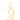 GOLD EARRING WITH ZIRCONIA