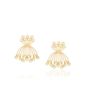 GOLD FIREWORKS EARRING