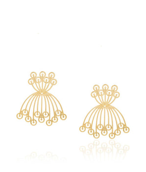 GOLD FIREWORKS EARRING