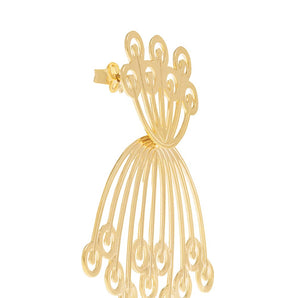GOLD FIREWORKS EARRING