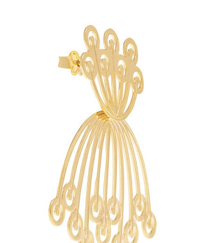 GOLD FIREWORKS EARRING