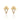 GOLD EARRING WITH CRYSTAL AND ZIRCONIA