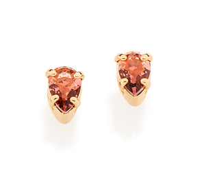 GOLD EARRING WITH CRYSTAL