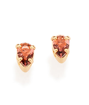 GOLD EARRING WITH CRYSTAL