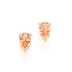 GOLD EARRING WITH CRYSTAL