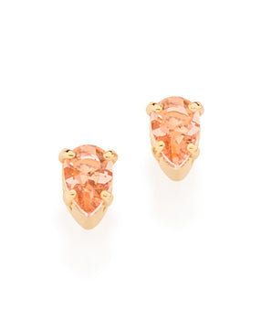 GOLD EARRING WITH CRYSTAL