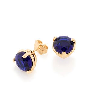 GOLD EARRING WITH CRYSTAL