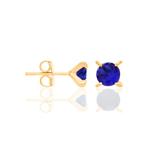 GOLD EARRING WITH ZIRCONIA