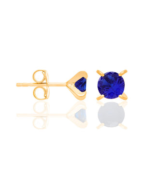 GOLD EARRING WITH ZIRCONIA