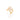 GOLD EARRING WITH ZIRCONIA