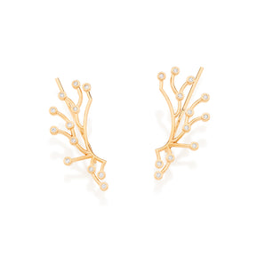 GOLD POINT OF LIGHT EAR CUFF